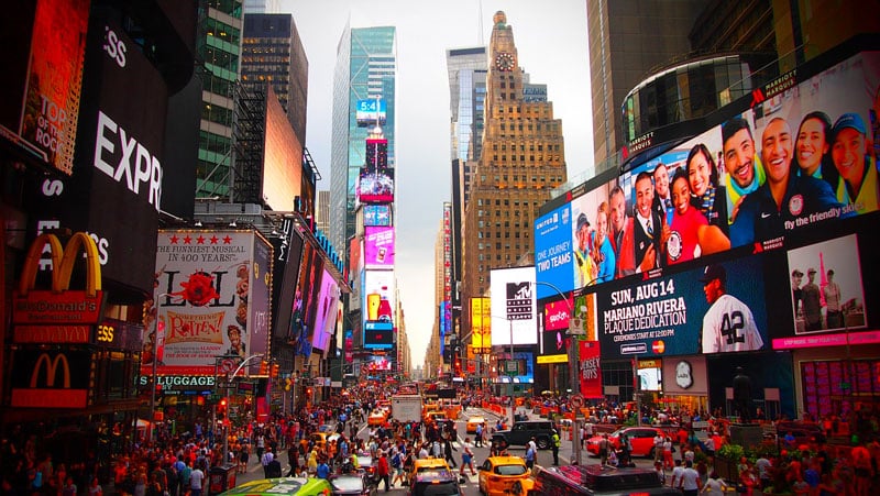 itinéraire 3 jours à New York : Time Square