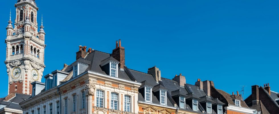 Lille, ancient houses in the center