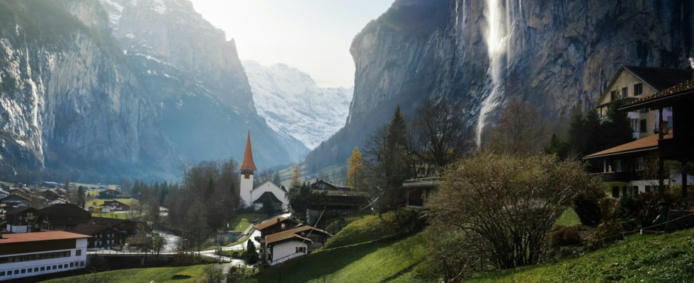 Village Church of Lauterbrunnen valley - Lauterbrunnen, Switzerland